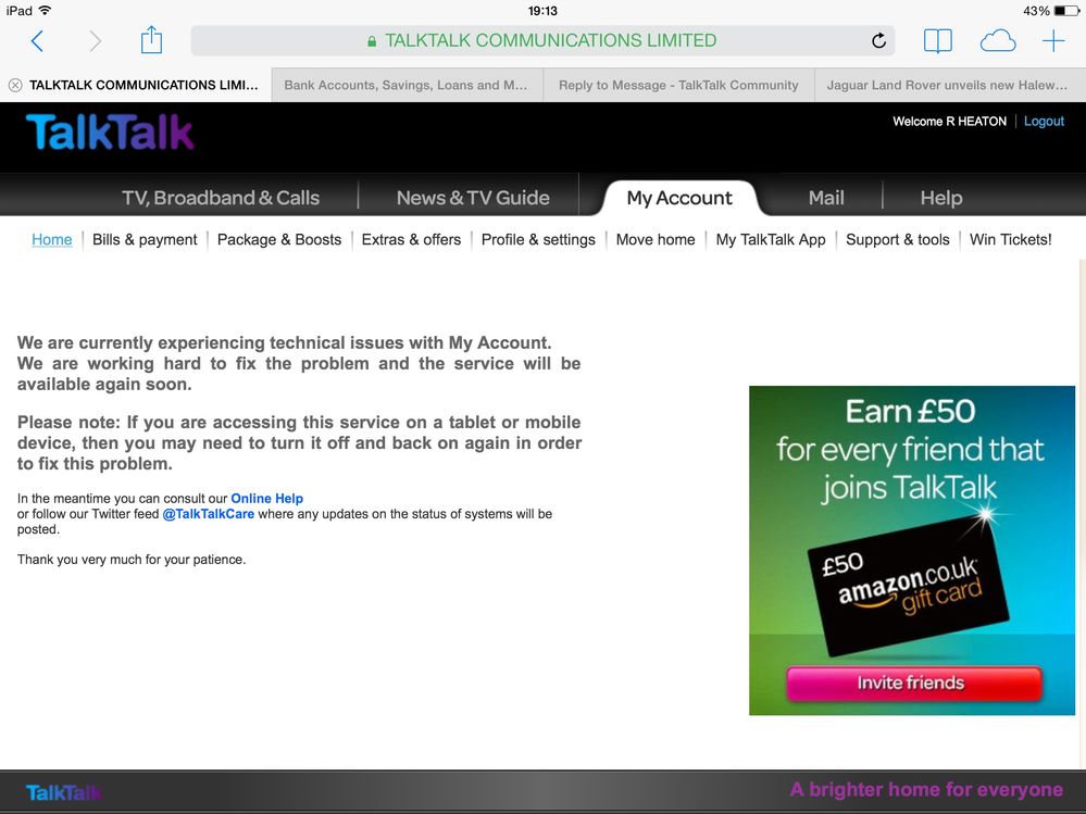 Talktalk Mobile Account Login