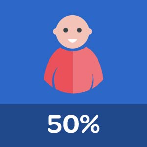 50% Profile Complete