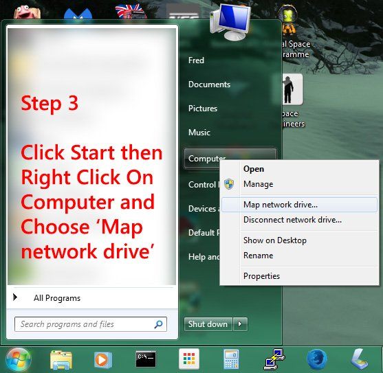 Map Network Drive 1