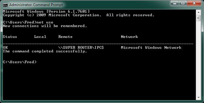 map drive error