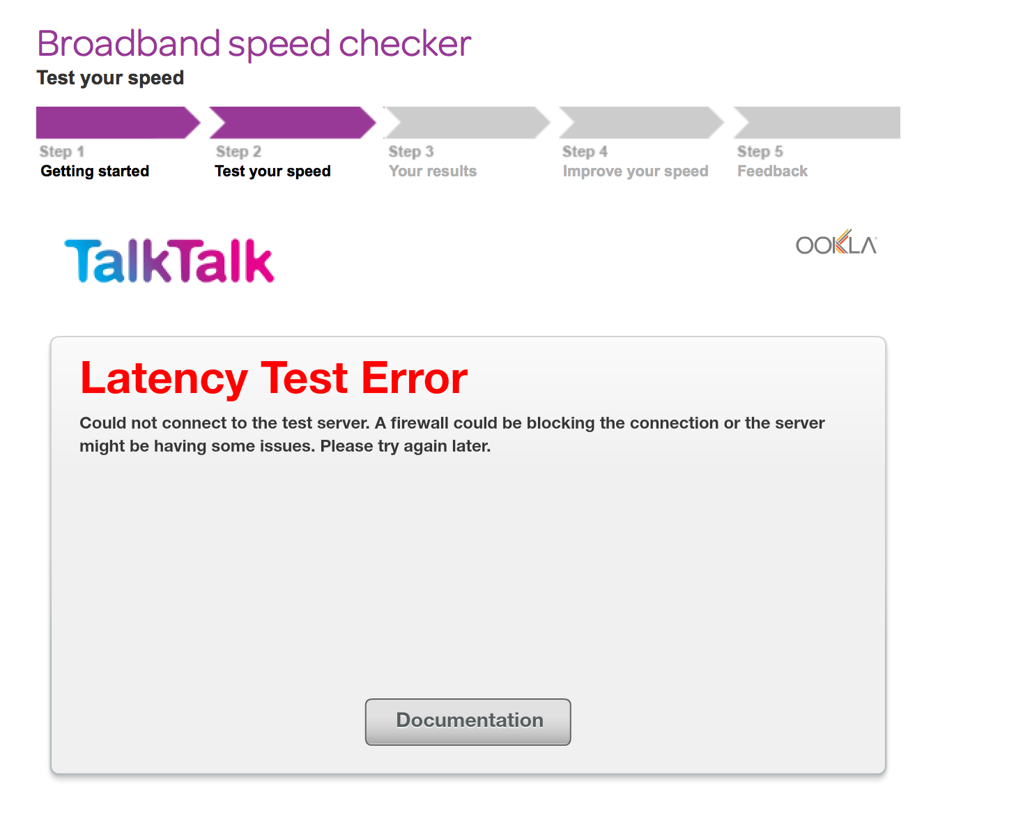 TalkTalk Speed Test Not Working! TalkTalk Help & Support