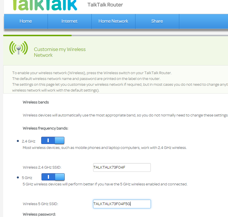 Find & change Wireless 5 GHz SSID