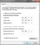 Static IP config