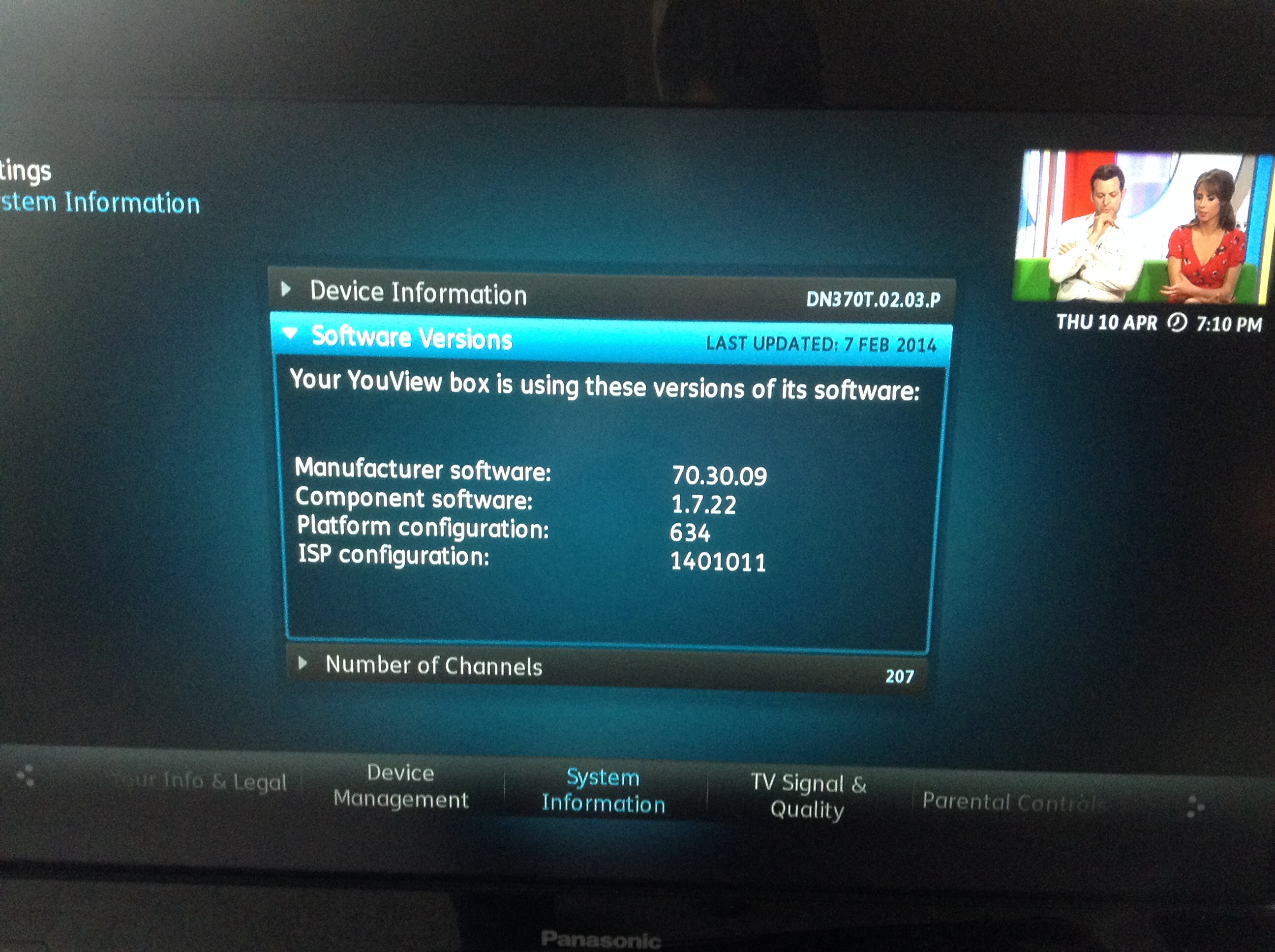Solved Unable to get the free Sky Channels TalkTalk Help & Support