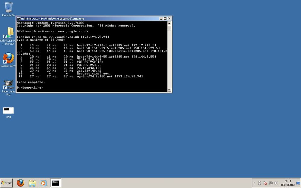 tracert