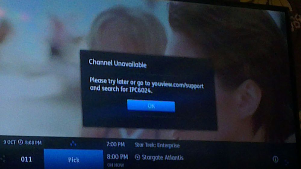 error message