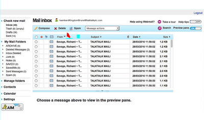 How Do I Bring Up All Emails Received From A Parti... - TalkTalk Help ...