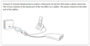 Two devices into a splitter