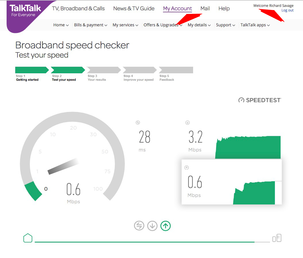 BROADBAND SPEED CHECKER! - TalkTalk Help & Support