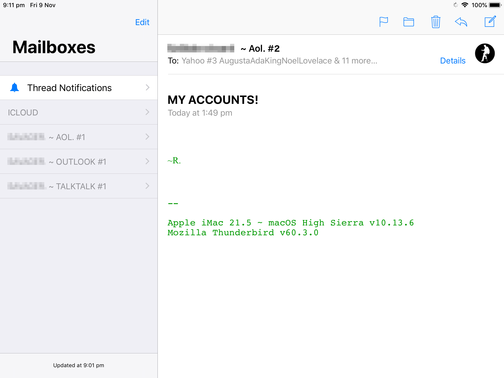 Setting Up Talktalk Email Account On IOS V12 Is Pr... - TalkTalk Help ...