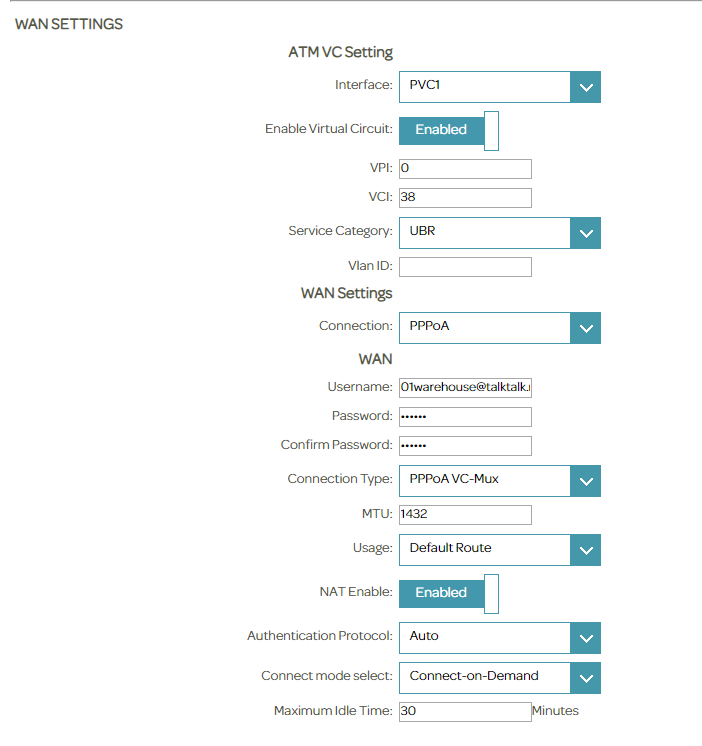 Solved Static IP address TalkTalk Help & Support