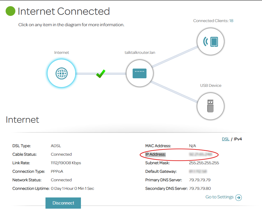 Solved Static IP address TalkTalk Help & Support