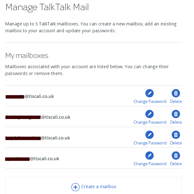 Talktalk Mail