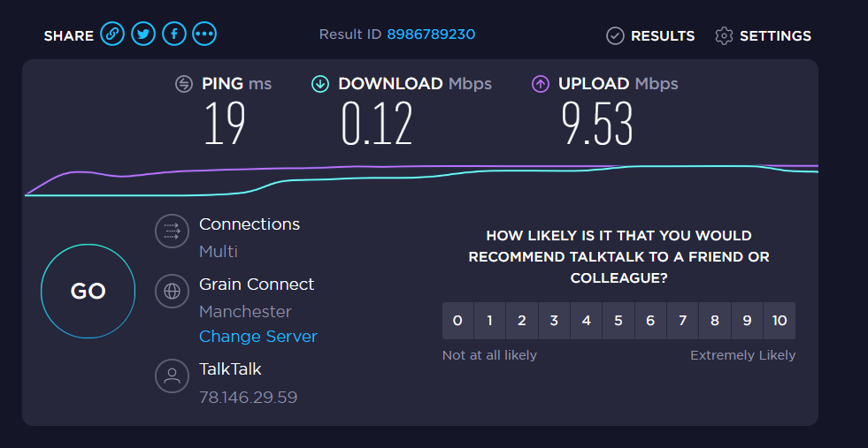 Solved once again slow broadband speed TalkTalk Help & Support