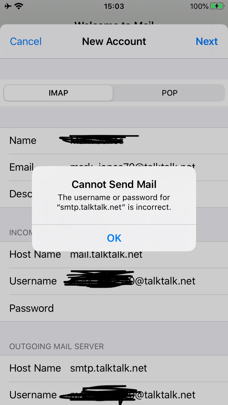 TalkTalk Email On IOS And Outlook App TalkTalk Help Support