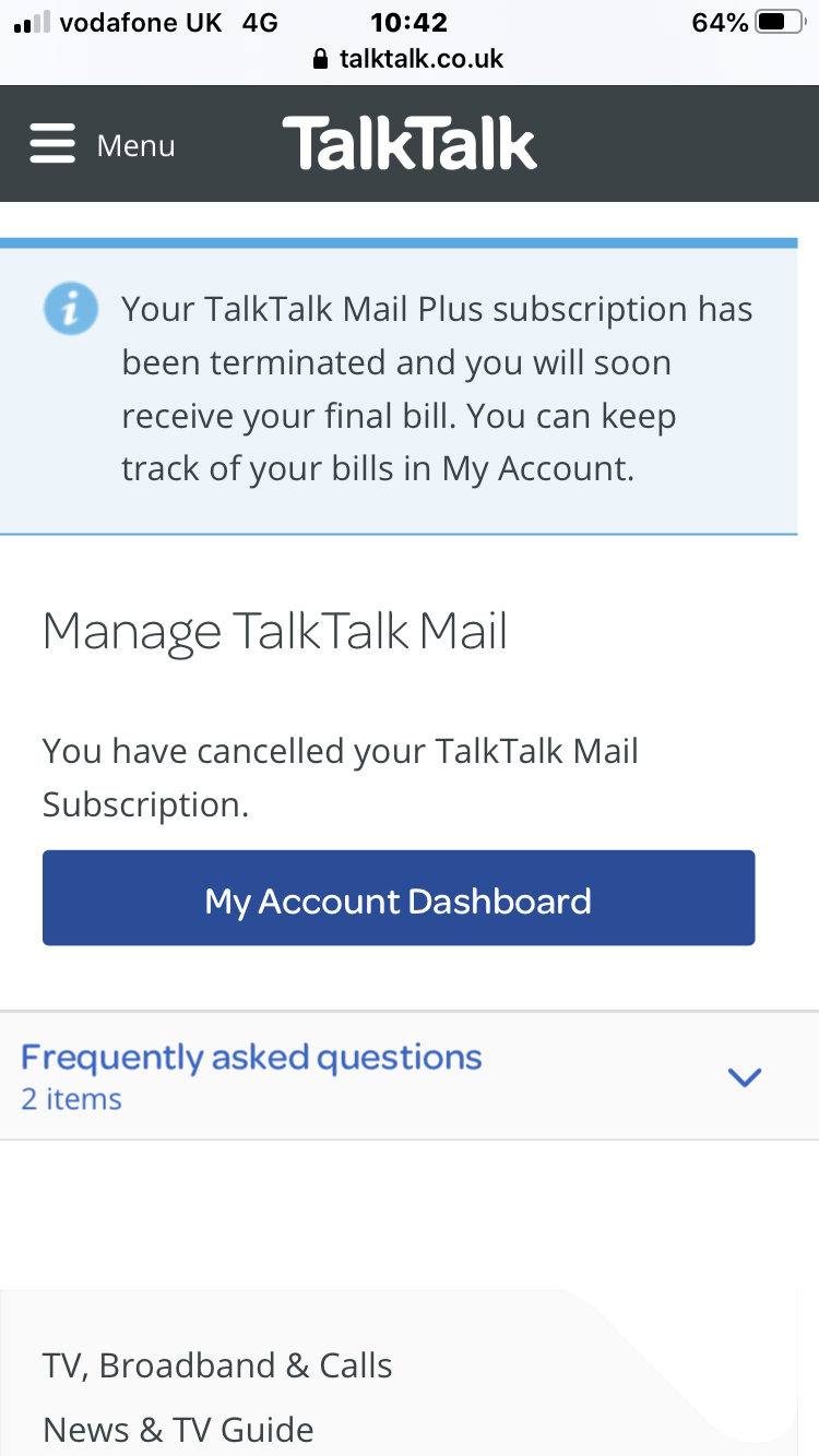 Talktalk Mail