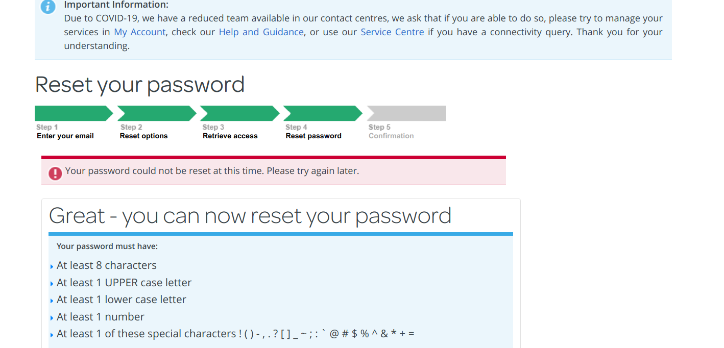 Urgent Unable to Change Password talktalk webmail TalkTalk Help