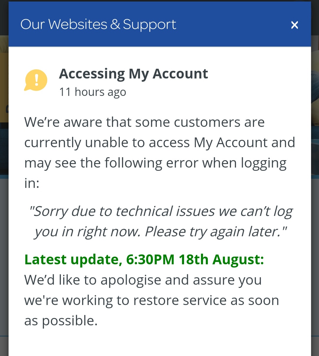 Cannot Logon To My Account - TalkTalk Help & Support