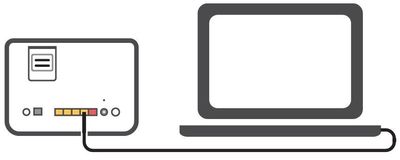 Wi-Fi Hub connected to a laptop with an Ethernet cable.jpg