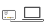 Wi-Fi Hub connected to a laptop with an Ethernet cable.png