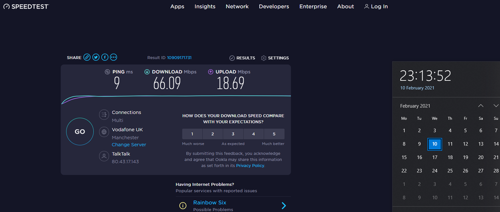 speedtest back up to normal.png