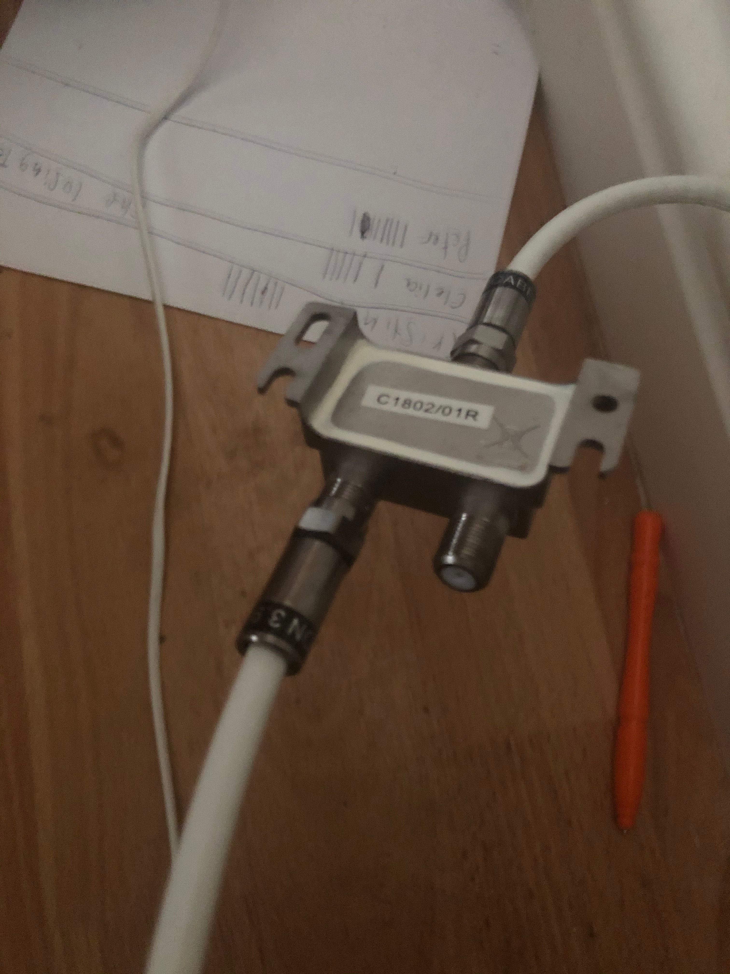 Problem with Talktalk aerial cable setup TalkTalk Help & Support