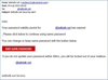 Example of phishing email with talktalk.net  Security alertn subject