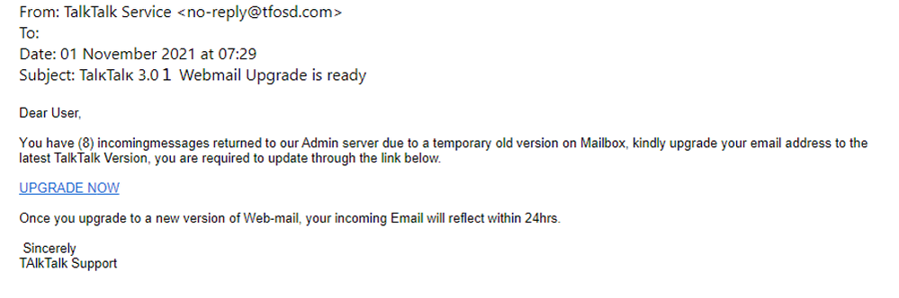 example-of-phishing-email-with-3.01-Webmail-Upgrade-is-Ready-in-subject