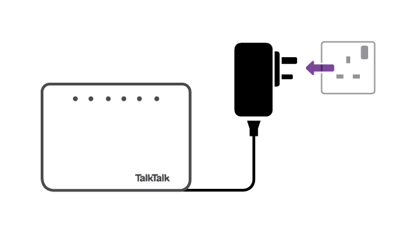 Unplug router from power
