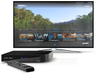 TV box and TV showing More TV