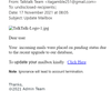 Update Mailbox