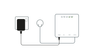 Fibre  connection box and power socket