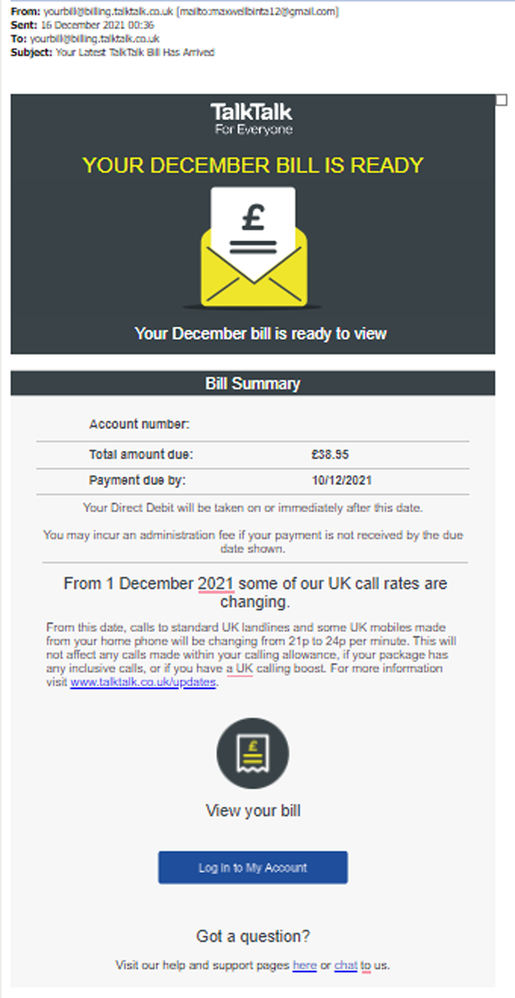 example-of-phishing-email-with-Your-Latest-TalkTalk-Bill-Has-Arrived-in-subject