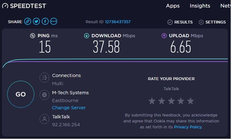 Broadband Speed Dropped - TalkTalk Help & Support