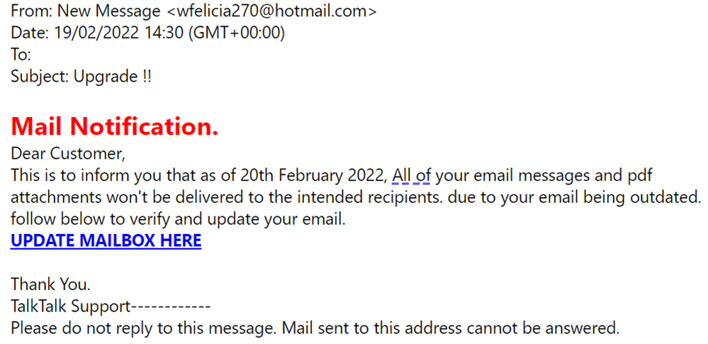 example-of-phishing-email-with-Upgrade-!!--in-subject