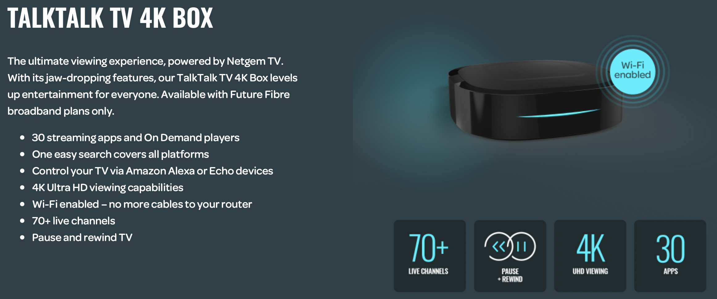 Netgear 4k pause and record/replay wont work TalkTalk Help & Support