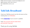 example-of-phishing-email-with-TalkTalk Broadband in-subject
