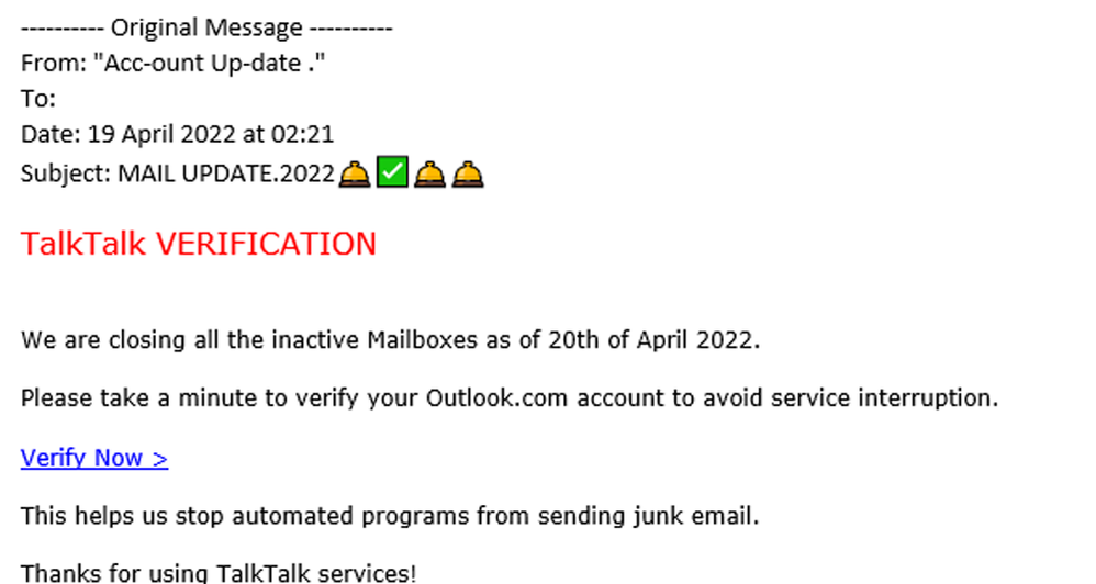 example-of-phishing-email-with-MAIL-UPDATE.2022-in-subject
