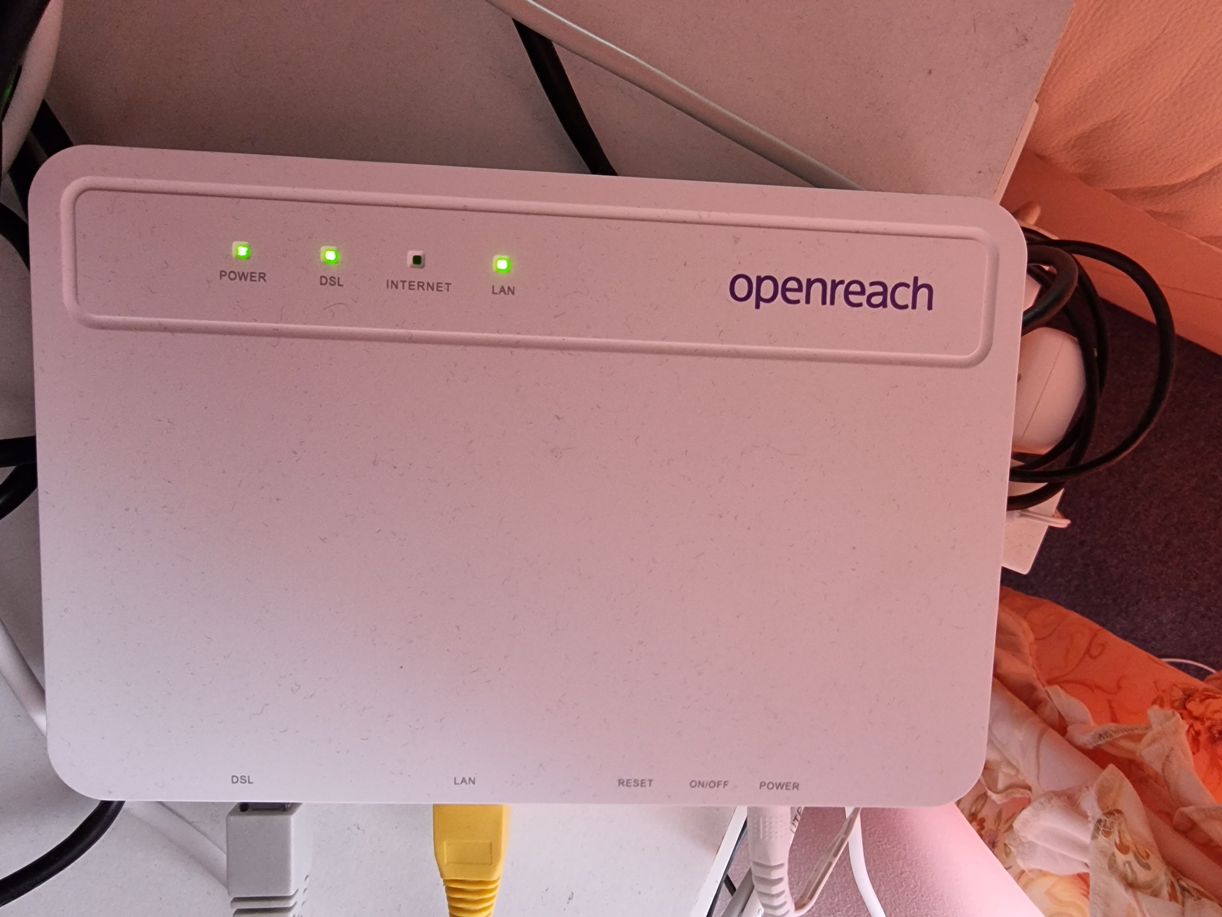 OpenReach modem dropping connection perio... TalkTalk Help