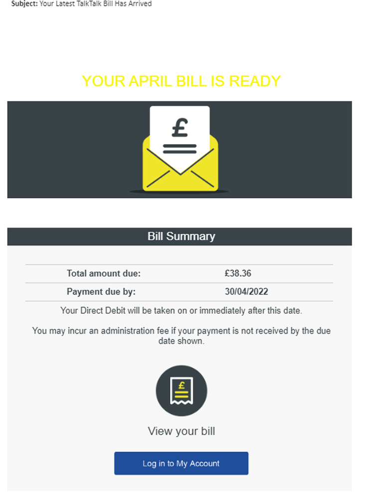 example-of-phishing-email-with-Your-Latest-TalkTalk-Bill-Has-Arrived-in-subject