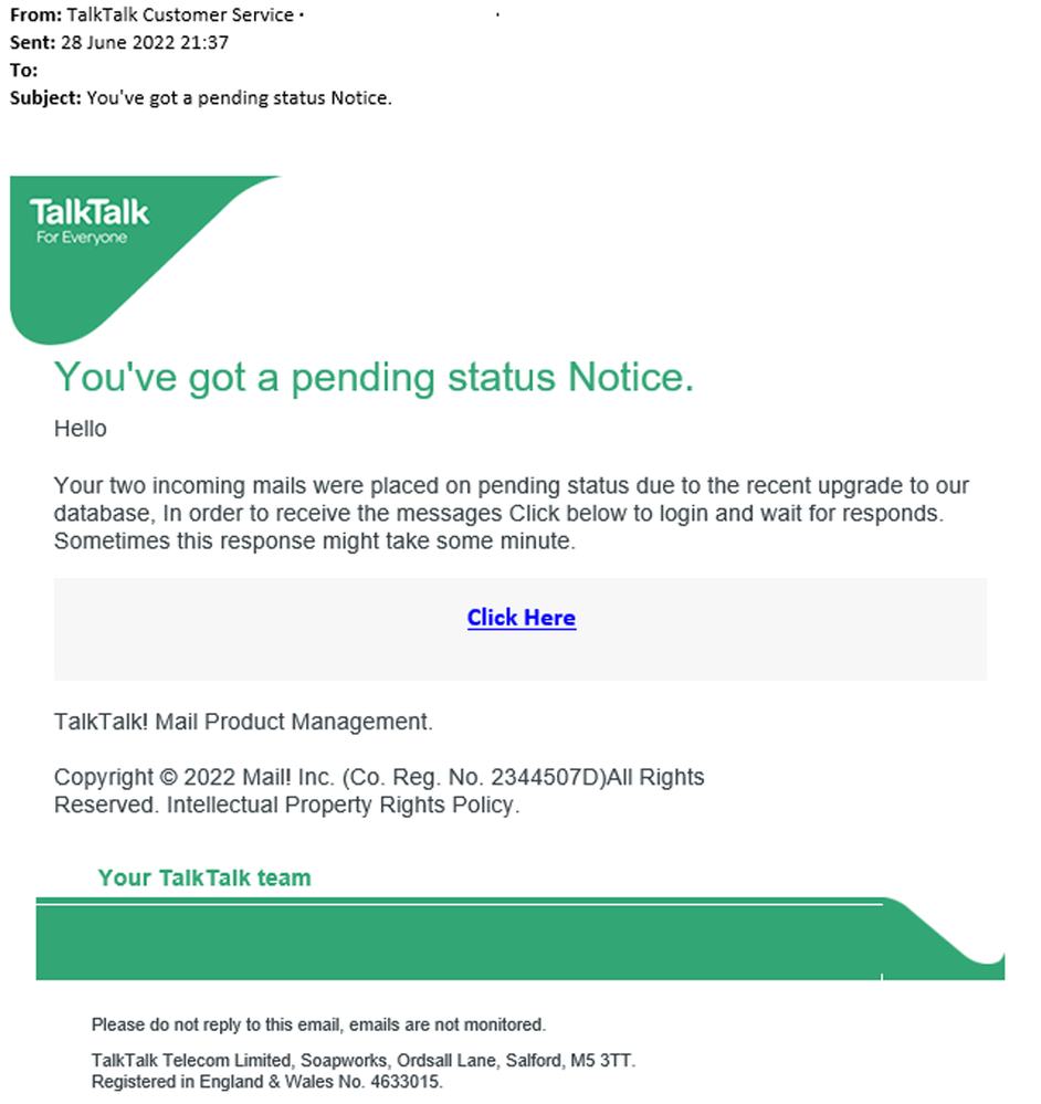 example-of-phishing-email-with-You've-got-a-pending-status-notice-in-subject