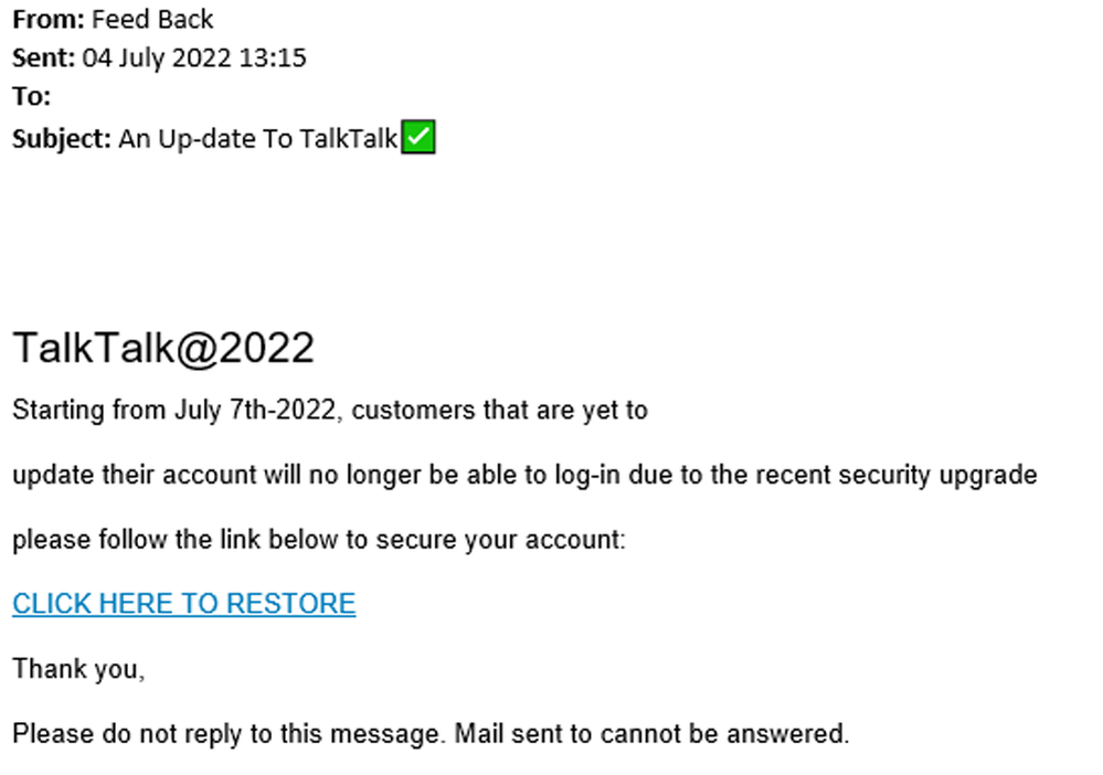 example-of-phishing-email-with-An-Up-date-To-TalkTalk-in-subject4