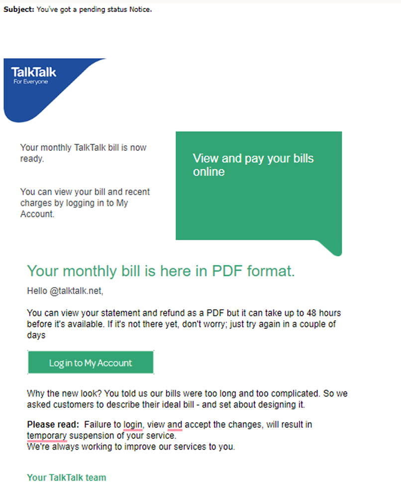 example-of-phishing-email-with-You've-got-a-pending-status-notice-in-subject