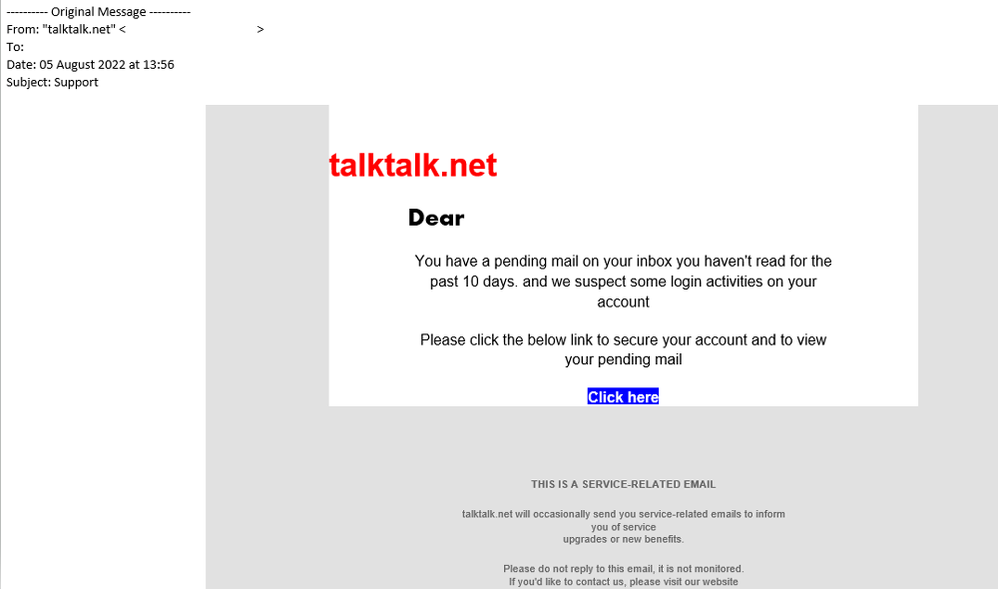 example-of-phishing-email-with-Support-in-subject