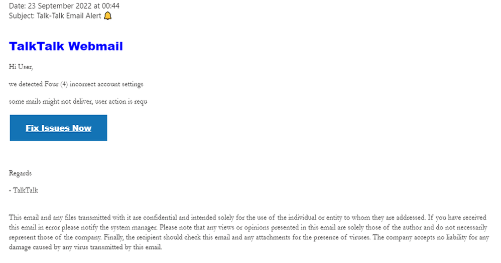 example-of-phishing-email-with-Talk---Talk-Email-Alert-in-subject