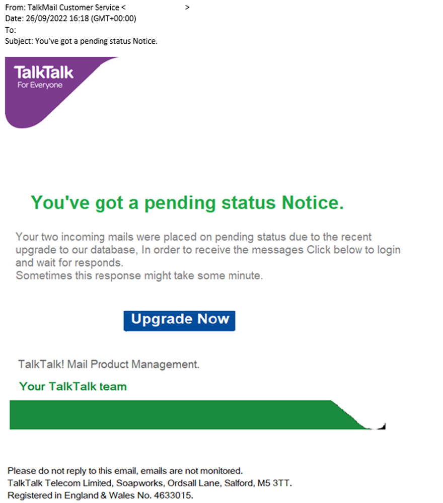 example-of-phishing-email-with-You've-got-a-pending-status-notice-in-subject