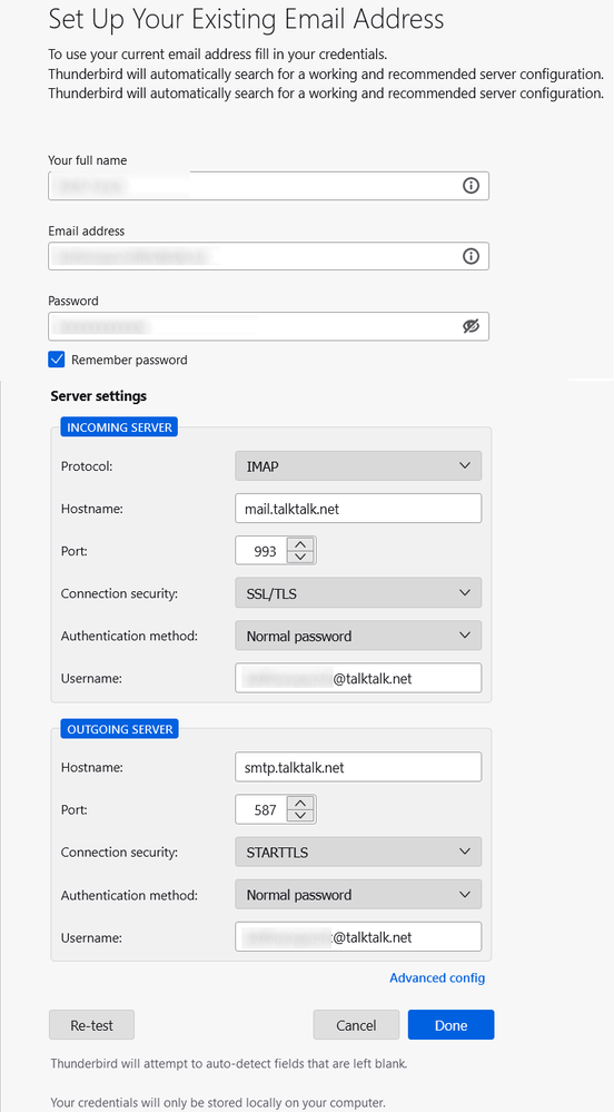 TB account setup