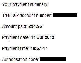 Rip off TalkTalk