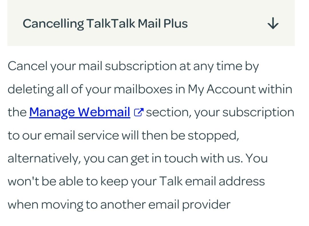 How do I cancel Talktalk Mailplus? TalkTalk Help & Support