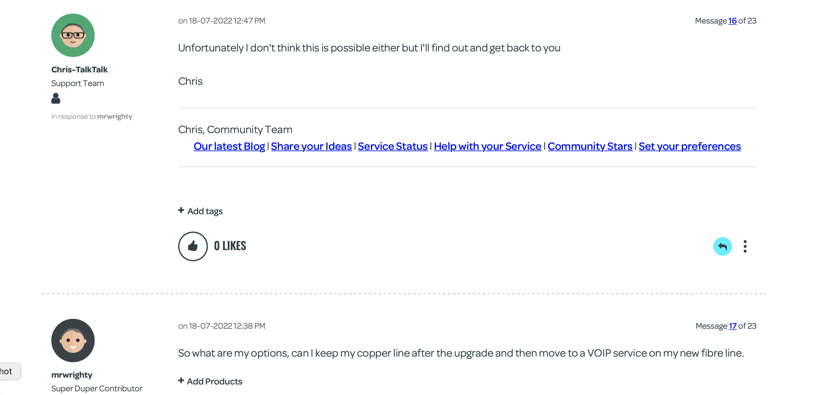 Free Upgrade to Full Fibre keeping my phone number Page 2 TalkTalk